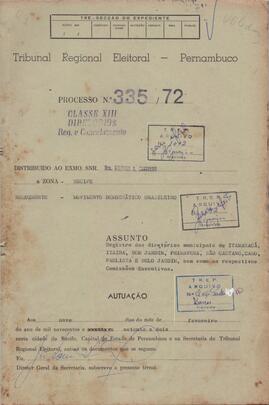 Diretorio - Reg e Cancelamento 335.1972 - Movimento Democratico Brasileiro.pdf