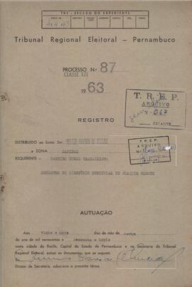 Diretorio - Reg e Cancelamento 87.1963 - Partido Rural Trabalhista.pdf