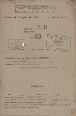 Diretorio - Reg e Cancelamento 118.1963 - Partido Rural Trabalhista.pdf