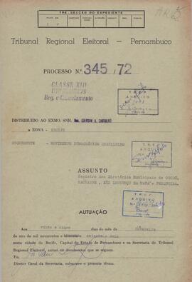 Diretorio - Reg e Cancelamento 345.1972 - Movimento Democratico Brasileiro.pdf
