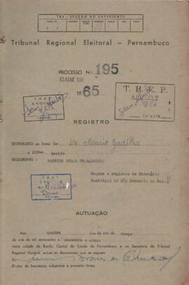 Diretorio - Reg e Cancelamento 195.1965 - Partido Rural Trabalhista.pdf
