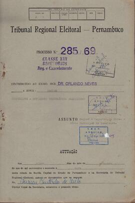 Diretorio - Reg e Cancelamento 285.1969 - Movimento Democratico Brasileiro.pdf