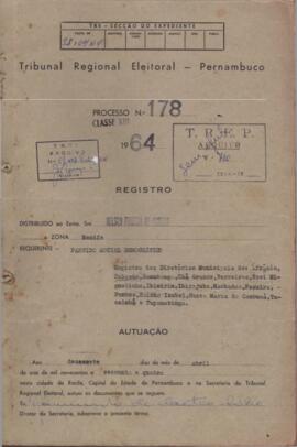 Diretorio - Reg e Cancelamento 178.1964 - Partido Social Democratico.pdf
