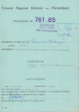 Diretorio - Reg e Cancelamento 761.1985 - Partido Democratico Trabalhista.pdf
