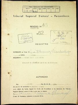 Diretorio - Reg e Cancelamento 45.1962 - Partido Rural Trabalhista.pdf