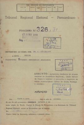 Diretorio - Reg e Cancelamento 326.1971 - Movimento Democratico Brasileiro.pdf