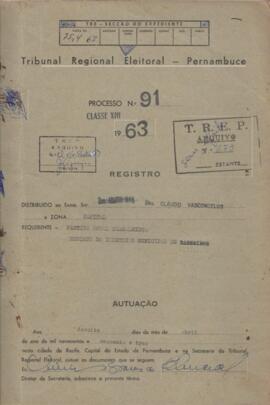 Diretorio - Reg e Cancelamento 91.1963 - Partido Rural Trabalhista.pdf