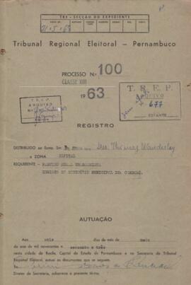 Diretorio - Reg e Cancelamento 100.1963 - Partido Rural Trabalhista.pdf