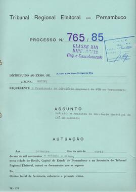 Diretorio - Reg e Cancelamento 765.1985 - Partido Trabalhista Brasileiro.pdf
