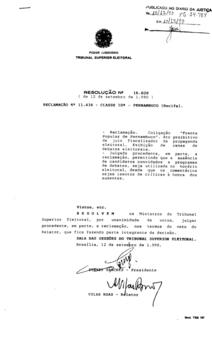 Resolução nº 16.828 - Reclamação nº 11.434_Recife-PE