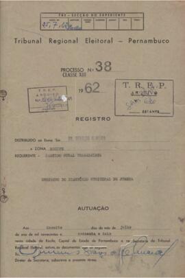 Diretorio - Reg e Cancelamento 38.1962 - Partido Rural Trabalhista.pdf